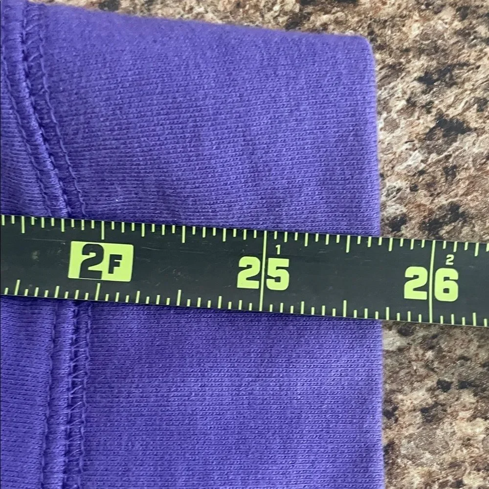 Erika Violet Zip Hoodie with White Trim